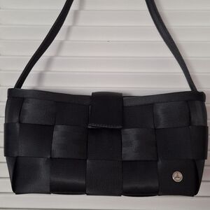 The Original Mersedes Benz Seatbelt Bag Black Shoulde Bag .new.